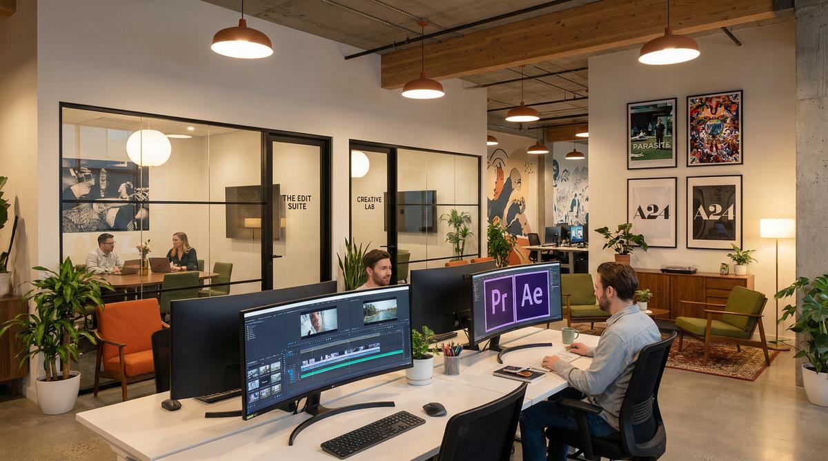 捷克街头影视传媒公司办公室